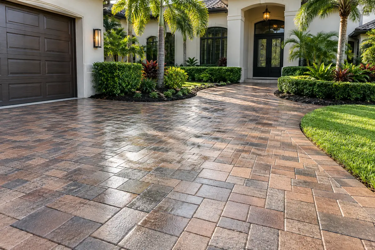 Paver cleaning service in Pembroke Pines and South Florida